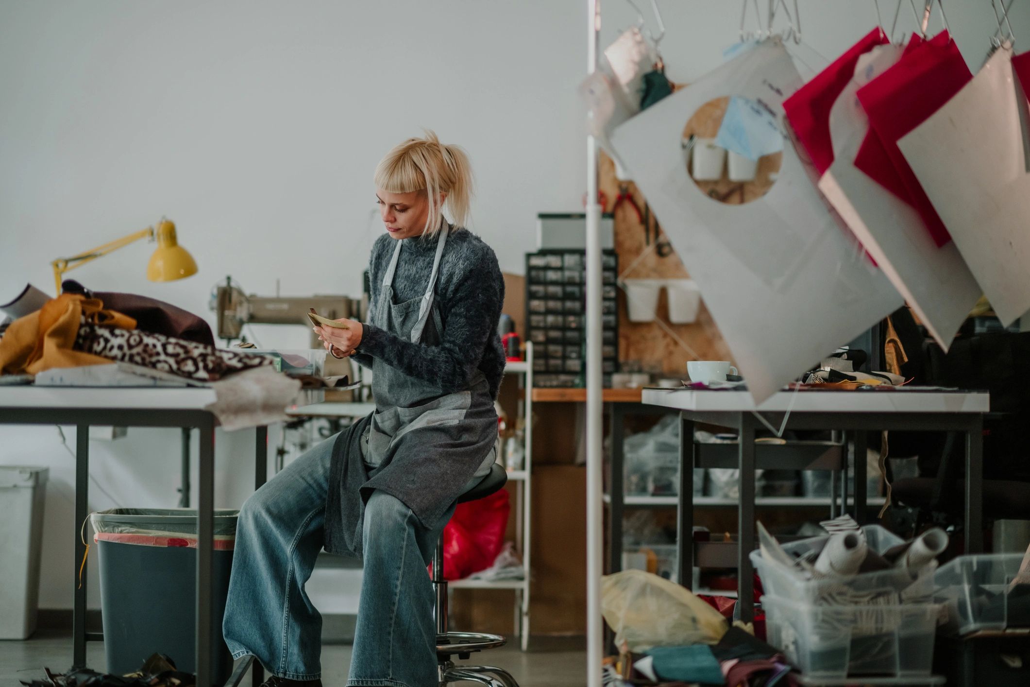 modern artisan workspace