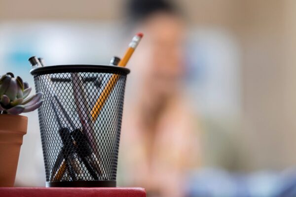handcrafted resin pen stand artisan desk accessory